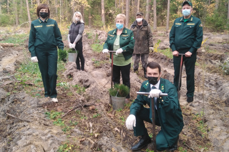 Акция «Сохраним лес» в ГКУ Брянской области «Учебно-опытное лесничество»