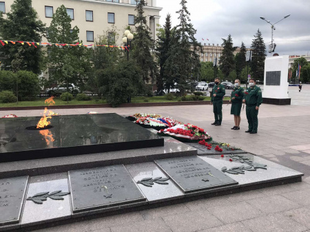 Сотрудники лесного хозяйства Белгородчины почтили память павших в годы Великой Отечественной войны